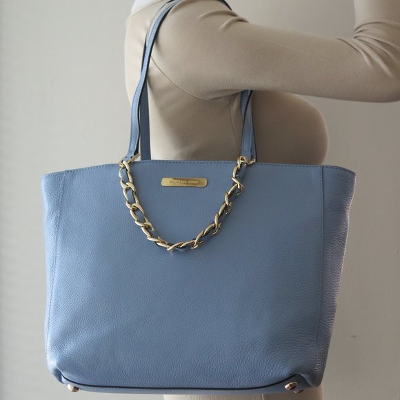 Michael Kors Harper Large East West Leather Tote - Picture 10 of 16